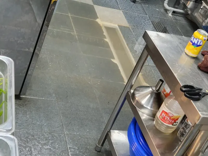 청양 상가·주방 배관 작업사례 3